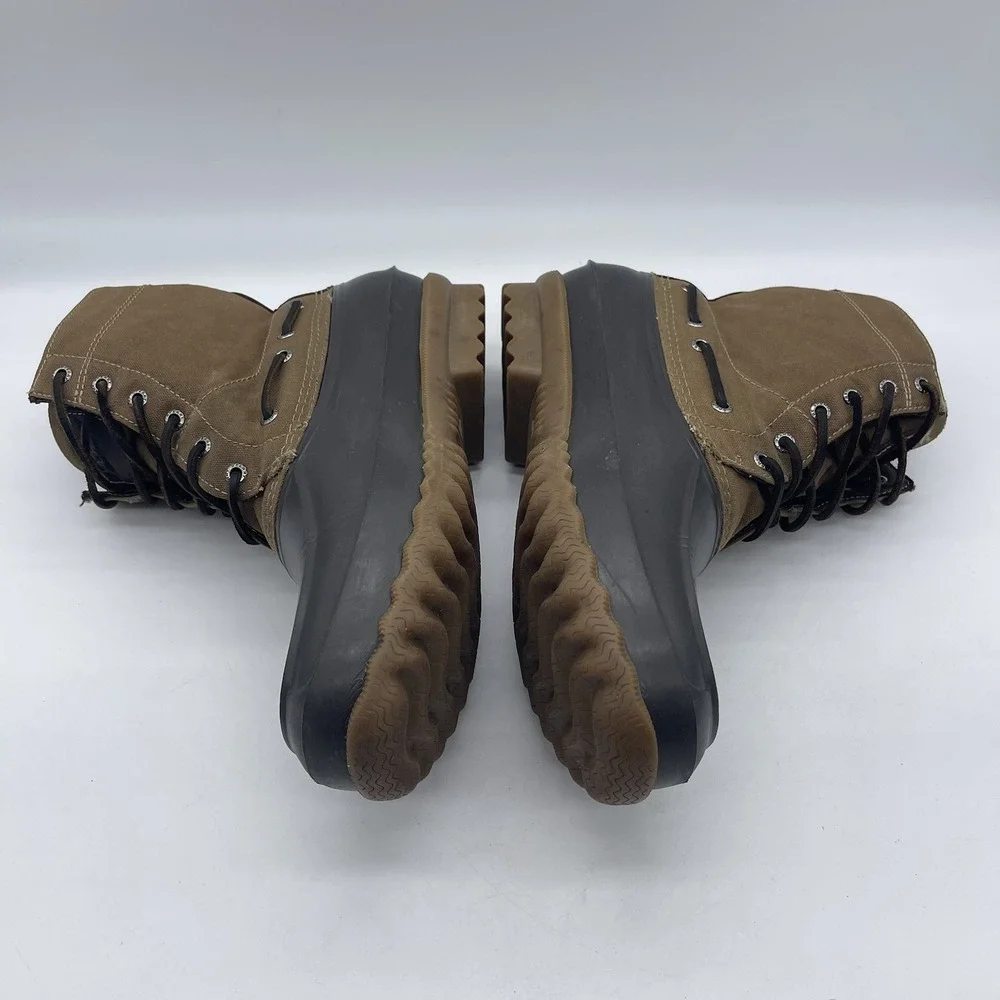 Sperry Decoy STS16417 Men's Size 12  Duck Boots Waterproof Waxed Lace Up Canvas